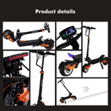 GELEIPU Z1 Pro -sähköpotkulauta 1200W*2, 52V 20Ah