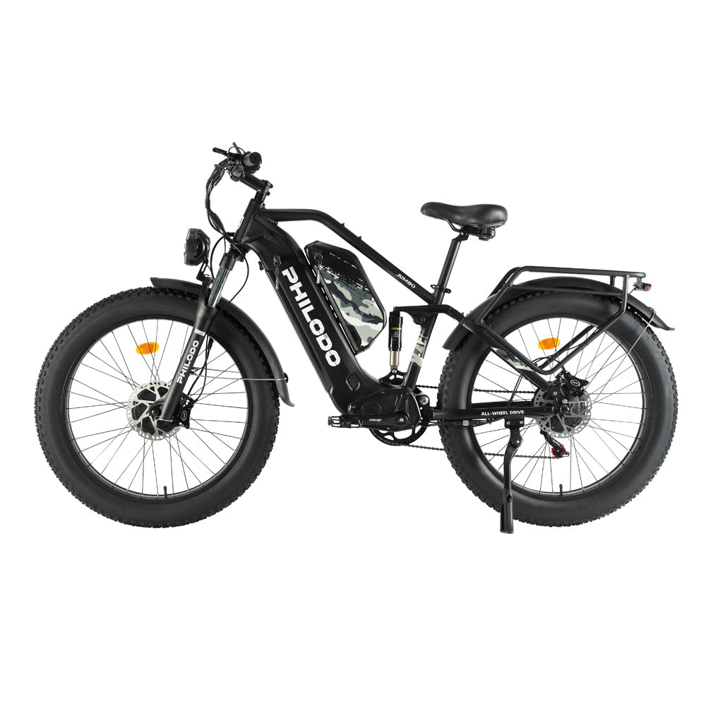 PHILODO Jumbo Dual Motor Dual Battery Full Suspension -sähköpyörä