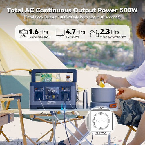 Flashfish P63 kannettava virtalähde 520Wh/140400mAh