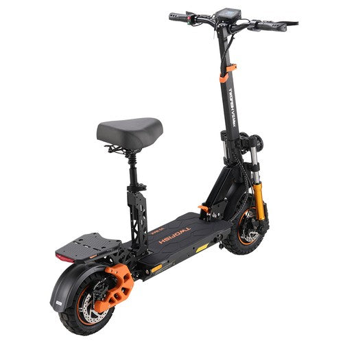 TWOFISH V5 MAX sähköpotkulauta satulassa, 800 W moottori, 48 V 18 Ah