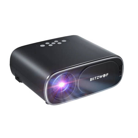 BlitzWolf BW-V4 1080p LED-valo/projektori, Wi-Fi + Bluetooth