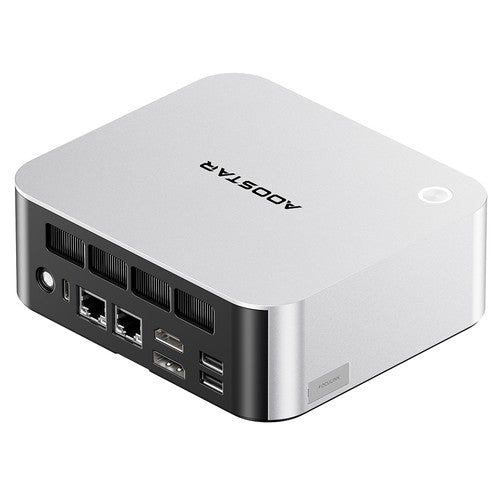 AOOSTAR MACO Mini PC, AMD Ryzen 7 Pro 6850H 8 ydintä, maks. 4,7 GHz, 24 Gt LPDDR5 RAM, 1 Tt SSD