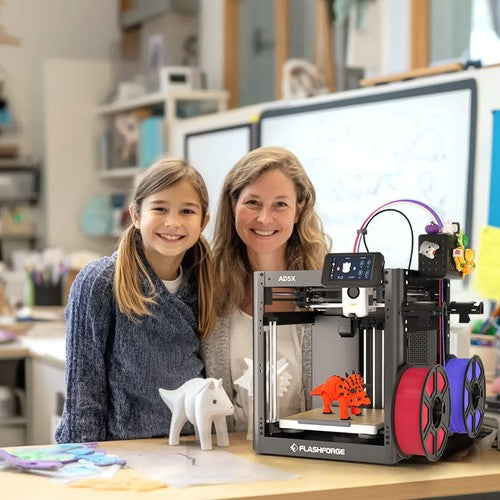Flashforge AD5X 3D-tulostin, älykäs 4-väritulostus