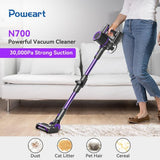 POWEART N700 Langaton Pölynimuri 30kPa