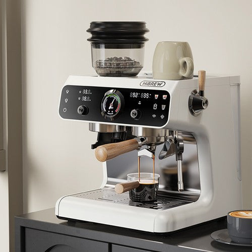 HiBREW H7B -espressokone, kaksoislämmitysjärjestelmä, 58 mm:n suodatinpussi