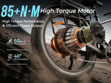 SAMEBIKE STORM 1000W -sähkömaastopyörä paksurenkailla