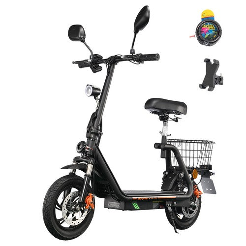 TWOFISH M5 PRO-E sähköpotkulauta istuimella ja takakorilla, 500W
