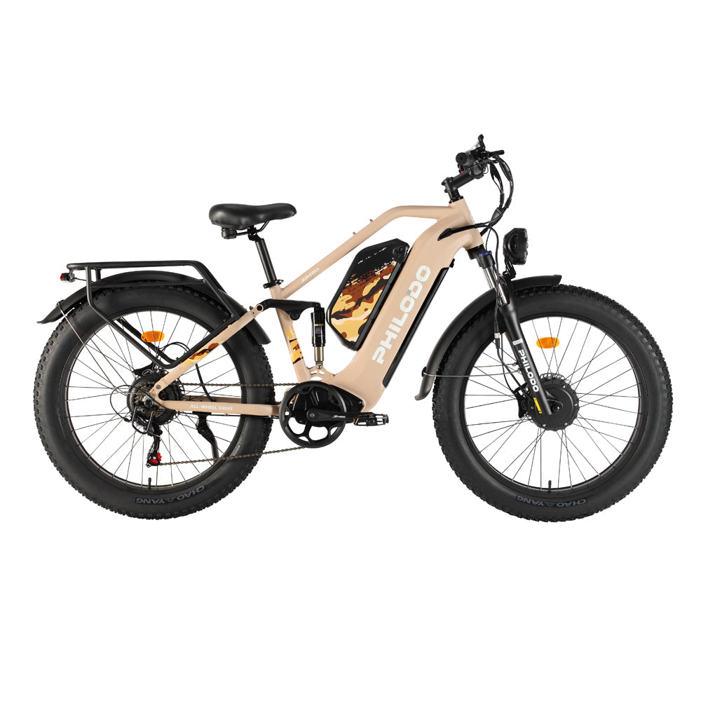 PHILODO Jumbo Dual Motor Dual Battery Full Suspension -sähköpyörä