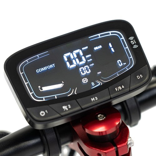 BOYUEDA Q7 Pro Max sähköskootteri, 1600W*2 moottori, 52V 28AH