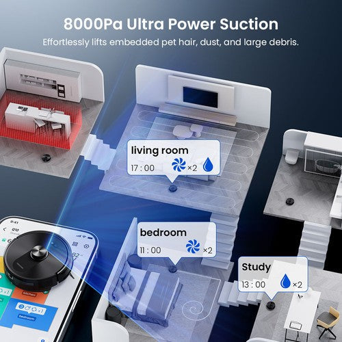Proscenic Q10 robotti-imuri mopilla 8000Pa