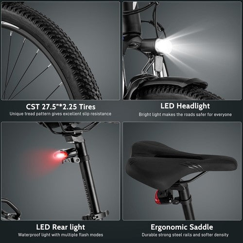 Fafrees FM8 Pro sähköpyörä 27,5 tuuman ilmarenkaat 36V 250W keskiveto