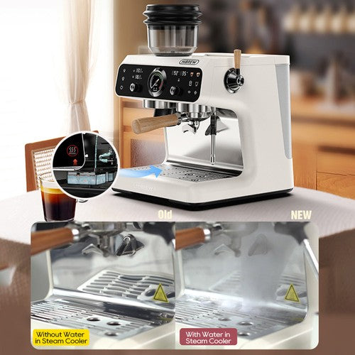HiBREW H7B -espressokone, kaksoislämmitysjärjestelmä, 58 mm:n suodatinpussi