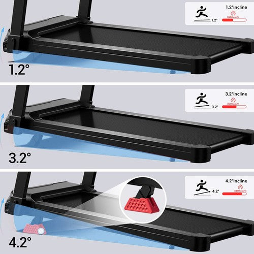 ROBORE L20 Juoksumatto, 3,5 hv Harjaton Moottori, 15 % Säädettävä Kallistus, 14 km/h