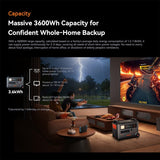 Oscal PowerMax 3600SE -kannettava voimalaitos, 3600 Wh