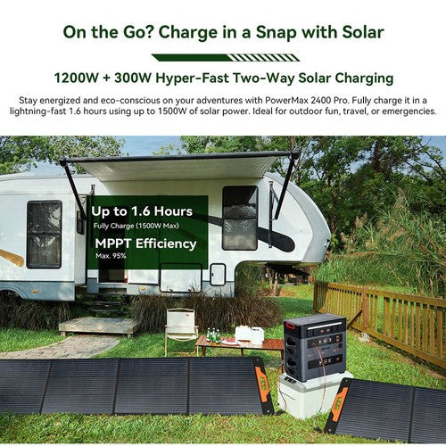 Blackview Oscal PowerMax 2400 Pro kannettava virtalähde, 2016Wh 2400W