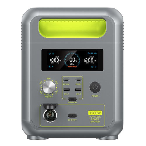 FOSSiBOT F1200 kannettava virtalähde, 1024 Wh kapasiteetti, 1200 W nimellisteho