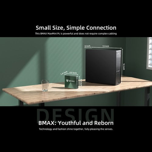 BMAX B6 Plus Mini PC, Intel Core i3-1000NG4 jopa 3,2 GHz