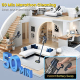 Vactidy V12 johdoton pölynimuri 50000Pa imuteho 450W