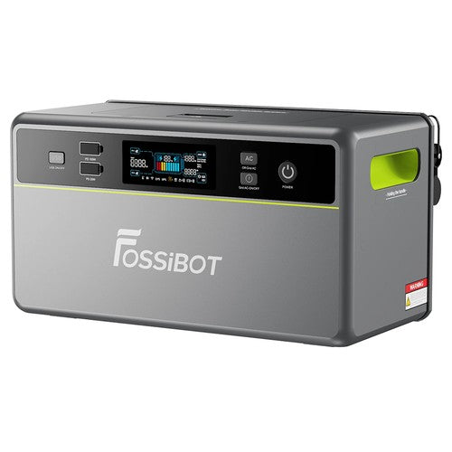 FOSSiBOT FBP1200 kannettava virtalähde + laajennusakkupaketti