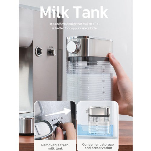 HiBREW H13A 3 in 1 puoliautomaattinen kahvinkeitin, 6 kahvitilaa
