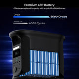 Ampace Andes 1500 kannettava voimalaitos, 1462 Wh LiFePO4, 2400 W