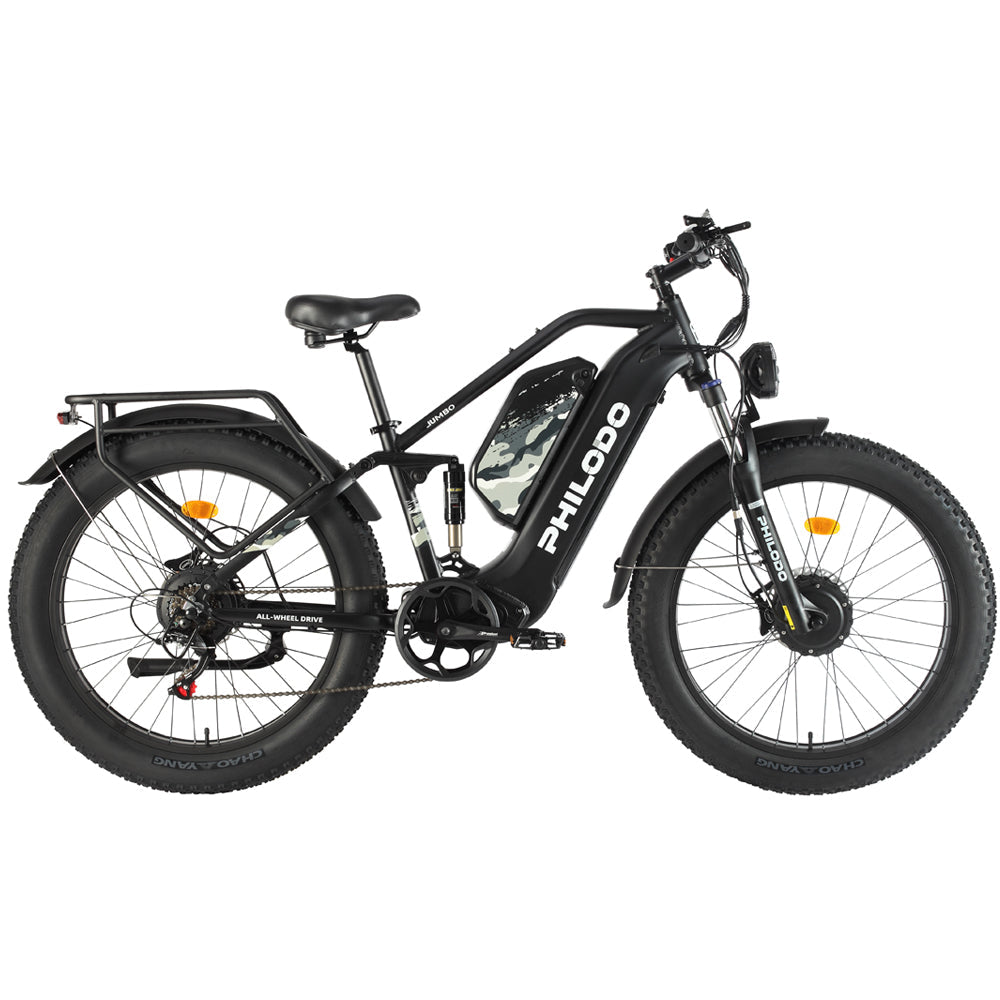 PHILODO Jumbo Dual Motor Dual Battery Full Suspension -sähköpyörä