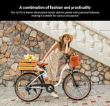 DYU C6 Pro sähköpyörä, 250 W moottori, 36 V 15.6 Ah