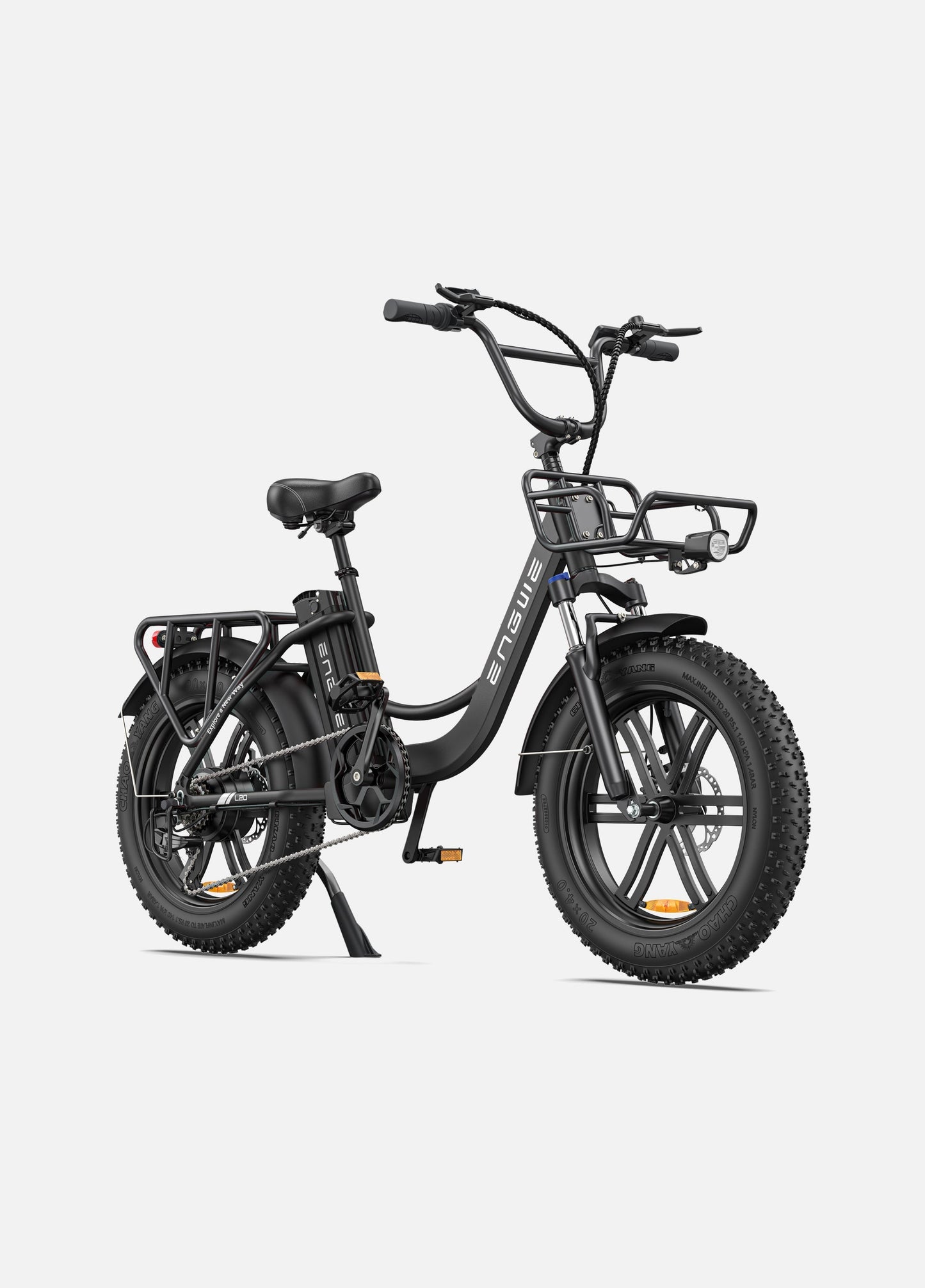 ENGWE L20 Boost
 250 W 126 km Powerboost-vääntömomentin anturilla varustettu Step-Thru-sähköpyörä