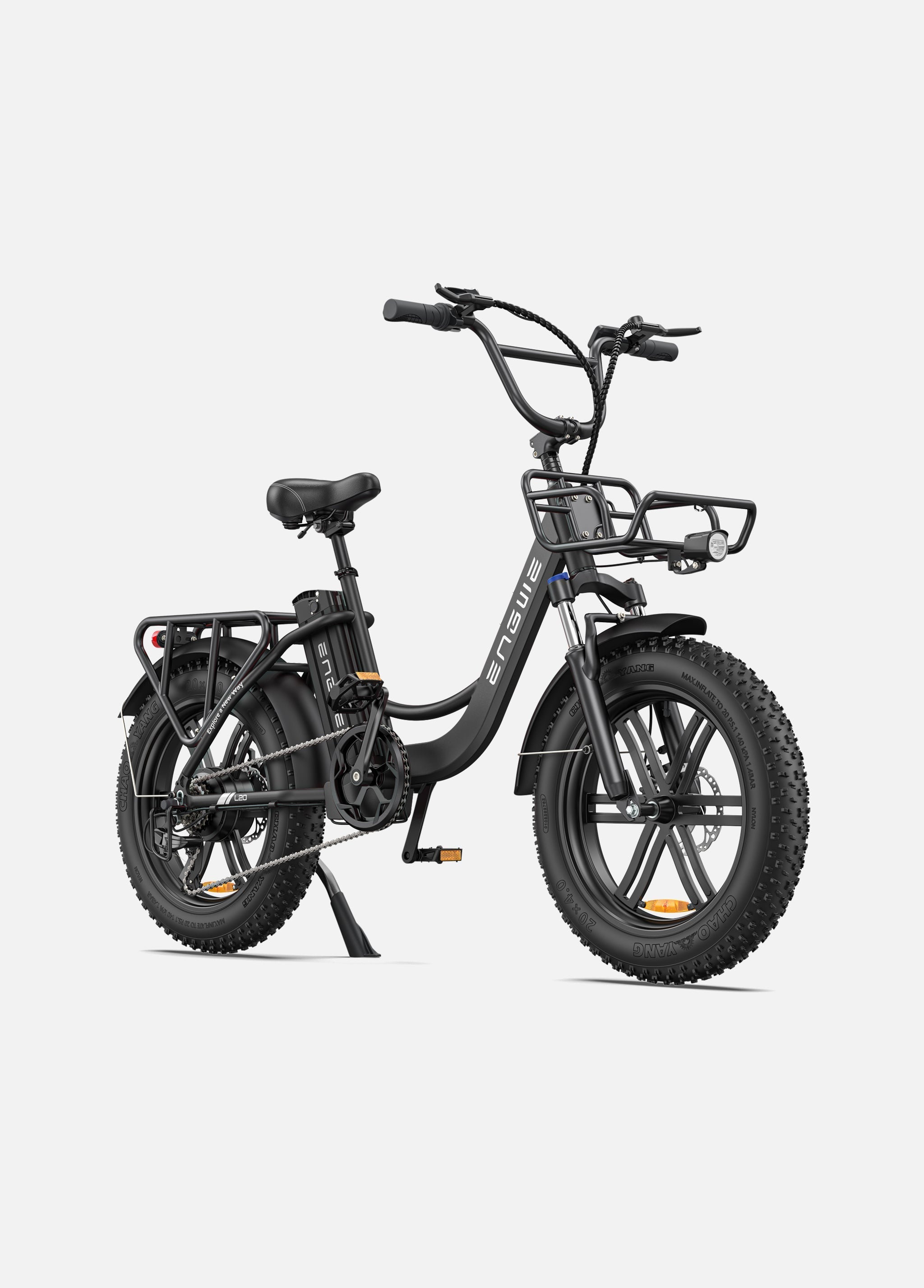 ENGWE L20 Boost
 250 W 126 km Powerboost-vääntömomentin anturilla varustettu Step-Thru-sähköpyörä