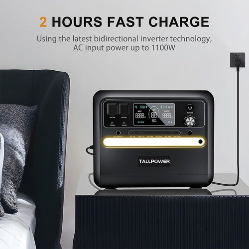 TALLPOWER V2400 -voimalaitos 2160 Wh LiFePo4-aurinkogeneraattori